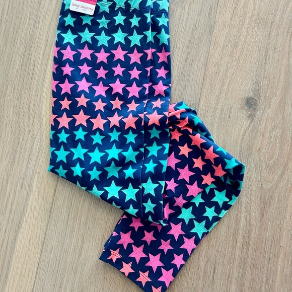 NWT Kohls SO Leggings Colorful Stars Pattern Kids Leggings Size 16 - Picture 5 of 6